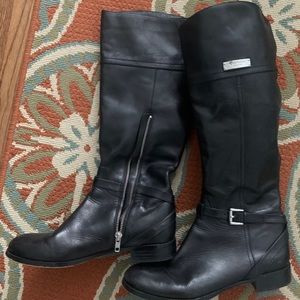 Coach leather boots
